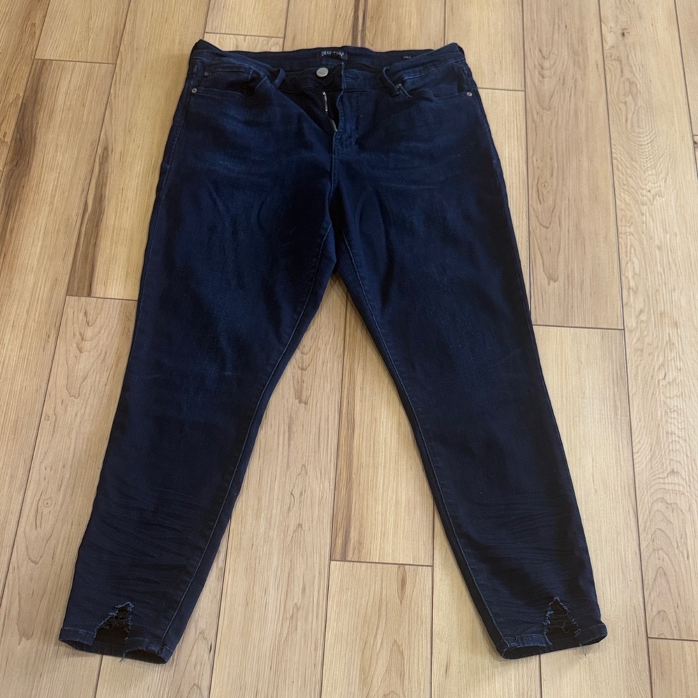 Dear John Dark Blue Ankle Jeans